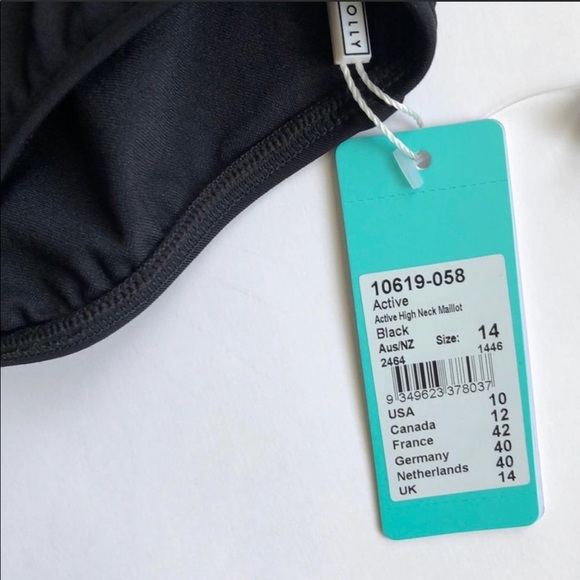 Rachel Pally NWT black swimsuit size 10 - Picture 5 of 6